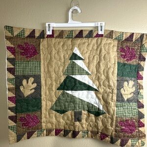 Rustic Valance Primitive 60" x 18" 2sets= 4 Pcs. 1 Pillow Case Pine Tree 29”x22”